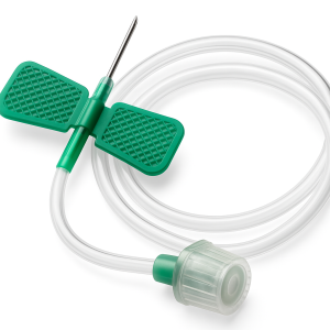 Monoject™ Angel Wing™ Blood Collection & Infusion Set with Female Luer – 21G x 3/4", Green